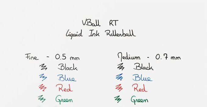 Liquid Ink Writing Sample