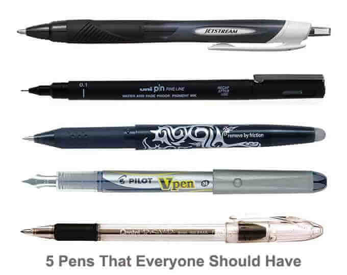 5 Pens That Everyone Should Have
