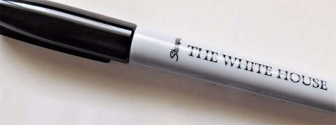 Sharpie White House Pen