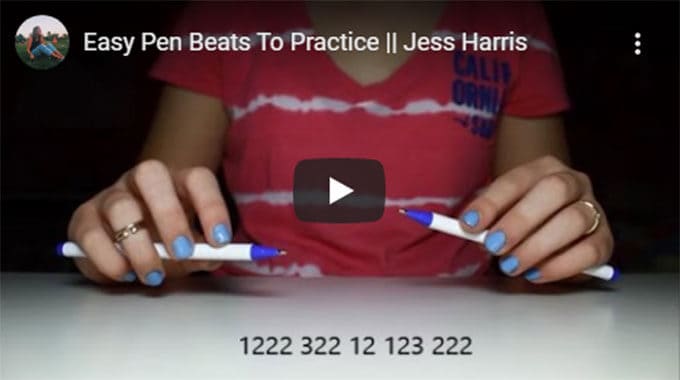 Pen Tapping Easy Beats