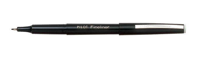 Pilot Fineliner Black