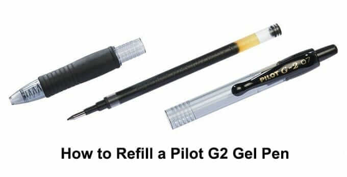 How to Refill A Pilot G2 Pen