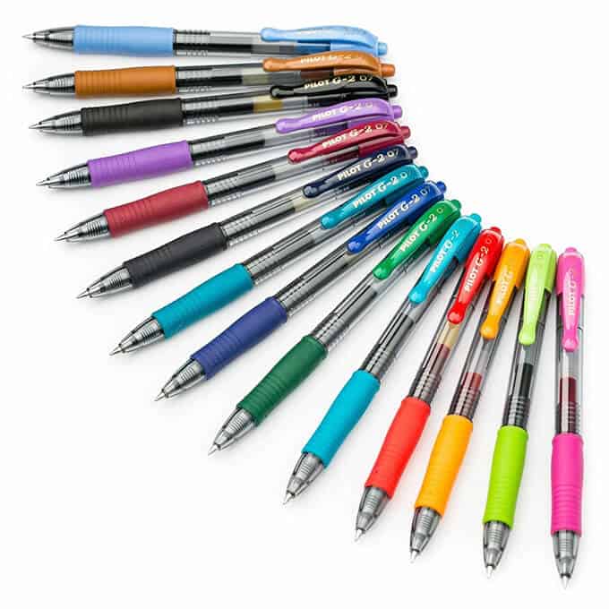 Pilot G2 07 Gel Pens