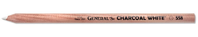 Generals Charcoal White Pencil