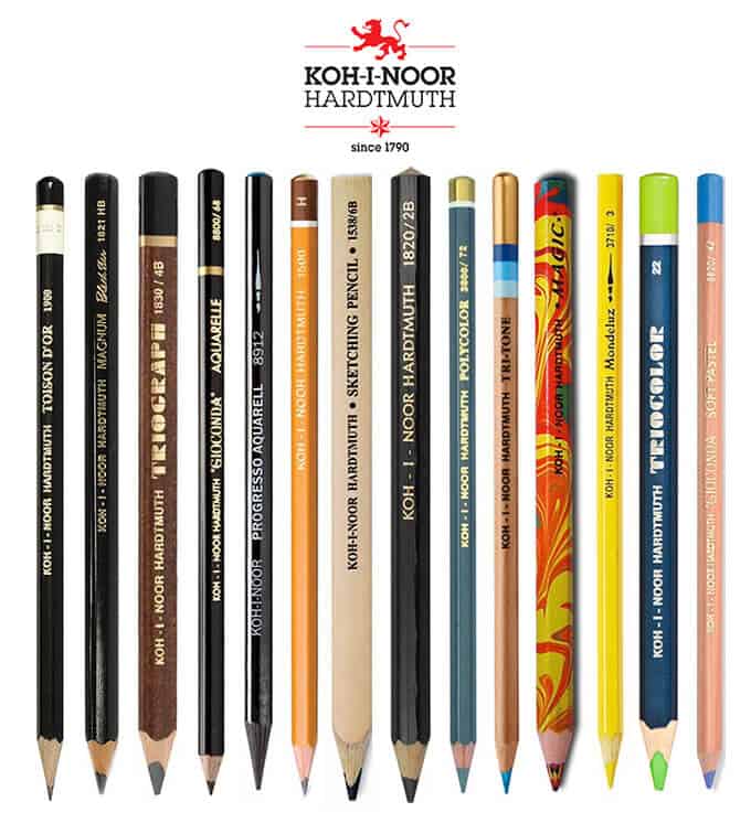 Koh I Noor Pencil Product Range