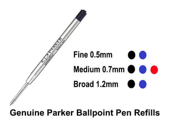 Parker Pen Refill - Blue (Fits Ingenuity 5th Technology Pen)