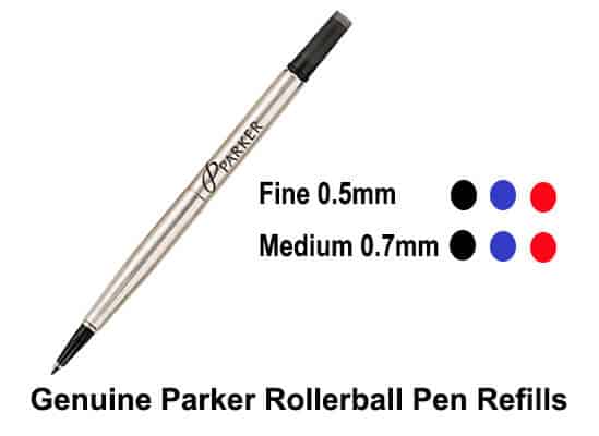 Genuine Parker Rollerball Pen Refills