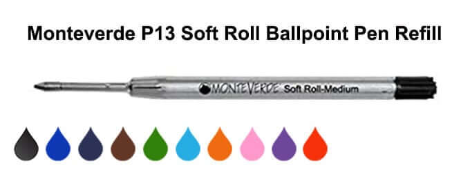 Monteverde P13 Soft Roll Ballpoint Pen Refill