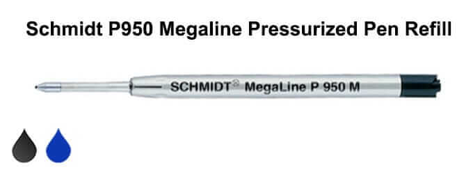 Schmidt P950 Megaline Pressurized Ballpoint Pen Refill