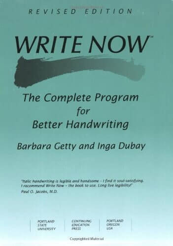Write Now Programme For Better Handwriting