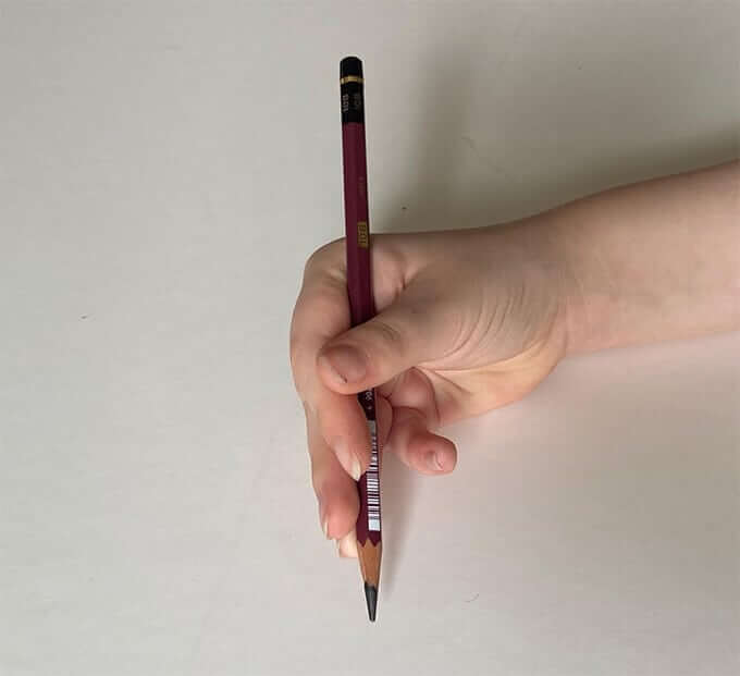 Lateral Quadrupod Pencil Grip