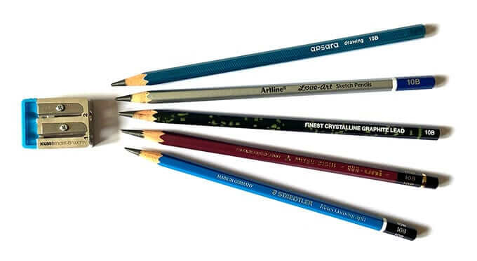 Buy KOKUYO CAMLIN 8B Graded Drawing Pencils Finest Crystalline Graphite  Lead Sketch Tone Draw Write Drawing Pack (10 x 8B Grade Pencils + 1 x PATEL  Black Ball Pen) Online at desertcartSINGAPORE