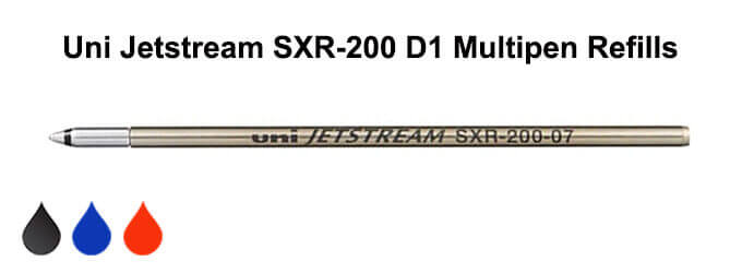 Uni Jetstream SXR 200 D1 Multipen Refills