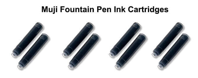 Muji Fountain Pen Ink Cartridges