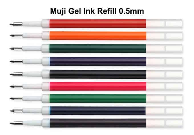 Muji Gel Ink Refill 05mm