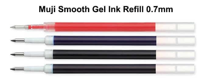 Muji Smooth Gel Ink Refill 07mm