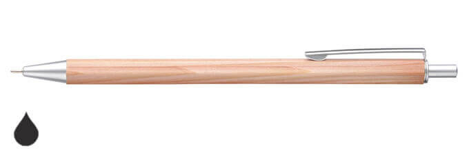 Muji Wooden Hex Ballpoint Pen 0.5mm