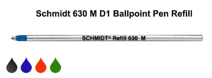 Schmidt 630 M D1 Ballpoint Pen Refill