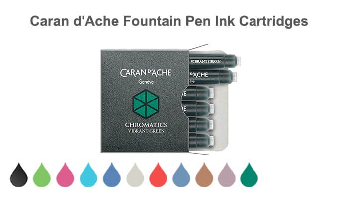 Caran D ache Fountain Pen Ink Cartridges
