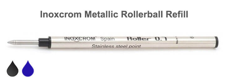 Inoxcrom Metallic Rollerball Refill
