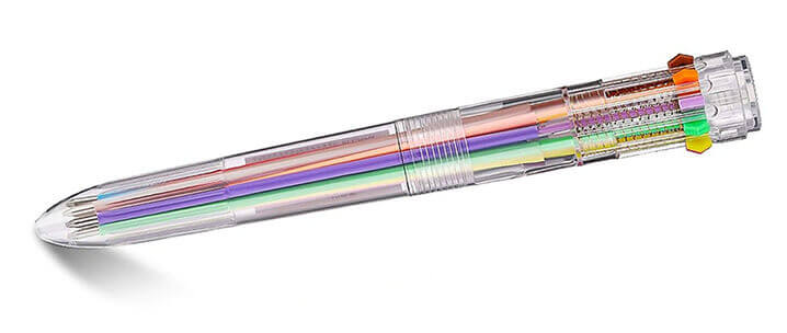 10 in 1 multicolored Ballpoint Pens