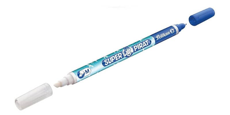 Pelikan Super Pirat ink eraser pen on a white background