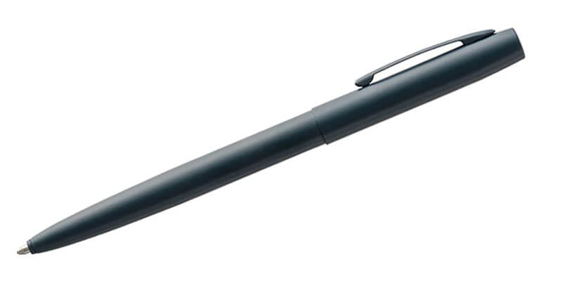 Fisher Cap-O-Matic Space Pen in black displayed on white background